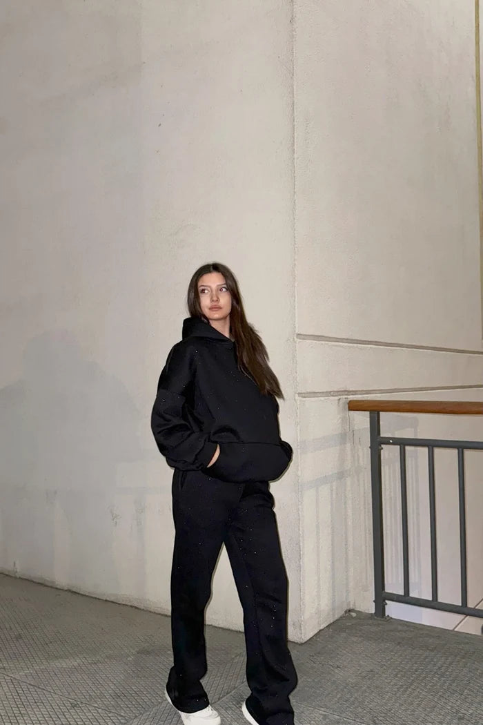 CH 609 -GlitterBlend Fleece Tracksuit - Saimwear