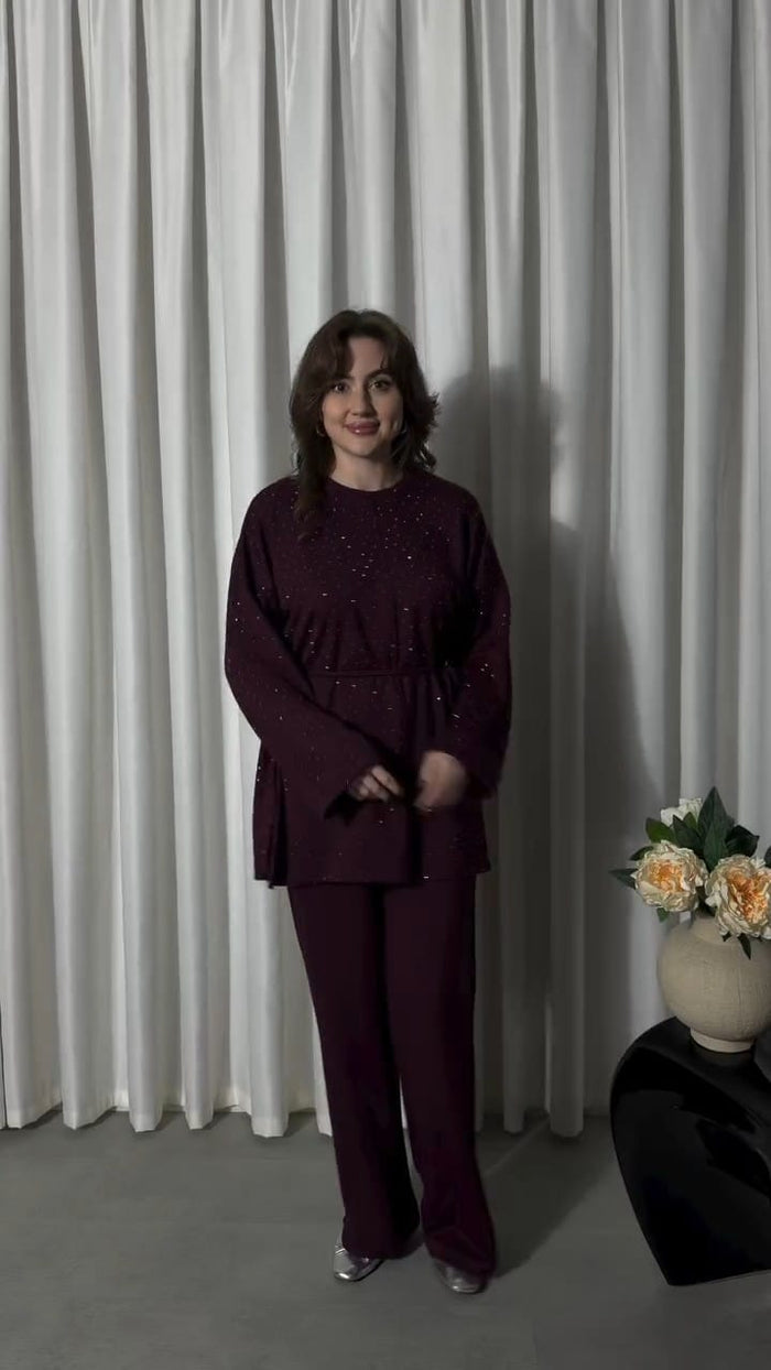 CH 610 -  Sparkle Premium Co-Ord Set - Saimwear