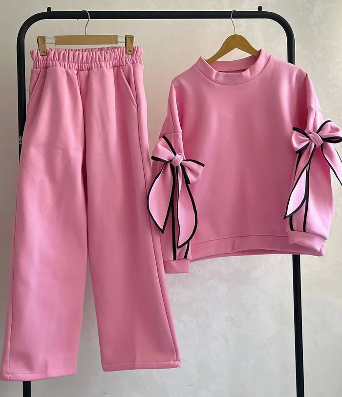 CH 621 -Pookie Bow Co-Ord Set - Saimwear