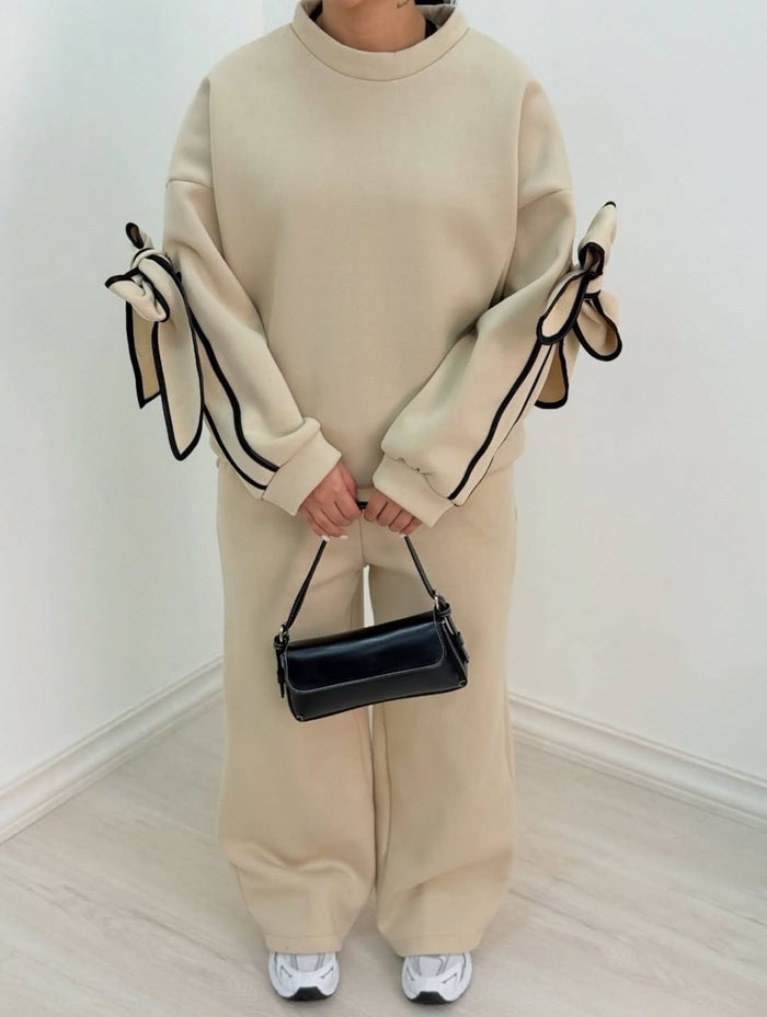 CH 621 -Pookie Bow Co-Ord Set - Saimwear