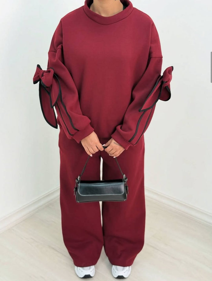 CH 621 -Pookie Bow Co-Ord Set - Saimwear