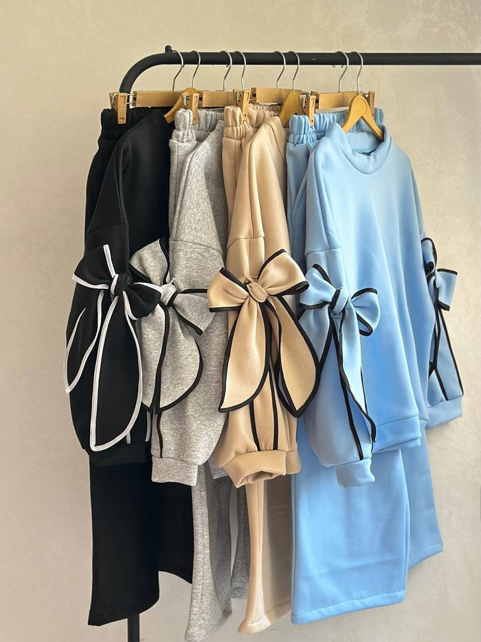 CH 621 -Pookie Bow Co-Ord Set - Saimwear