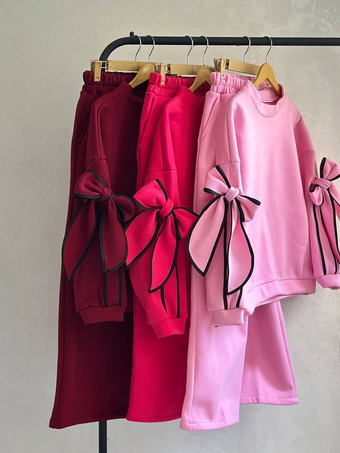 CH 621 -Pookie Bow Co-Ord Set - Saimwear