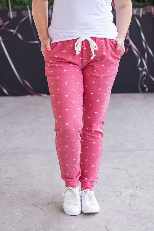 Classic Joggers - Sweetheart Red by Michelle Mae