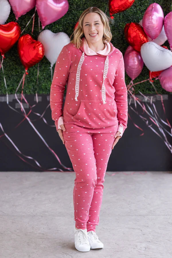 Classic Joggers - Sweetheart Red by Michelle Mae