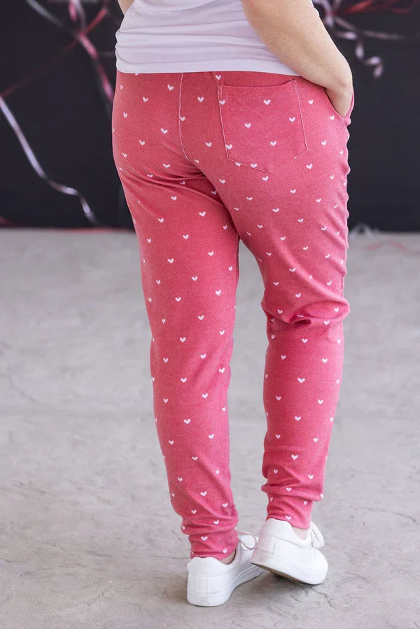 Classic Joggers - Sweetheart Red by Michelle Mae