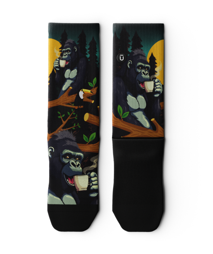 Coffee is Life Athletic Crew Socks