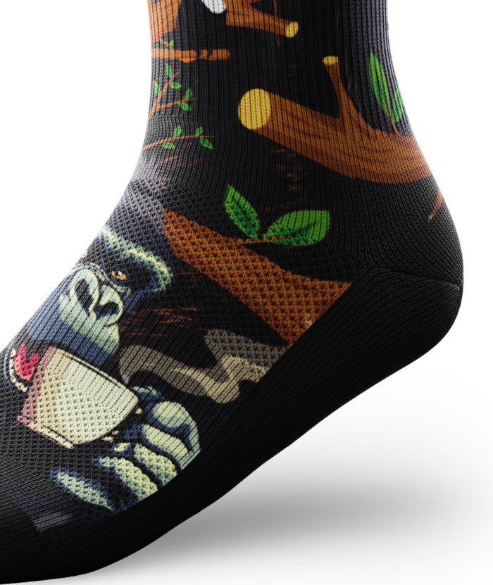 Coffee is Life Athletic Crew Socks