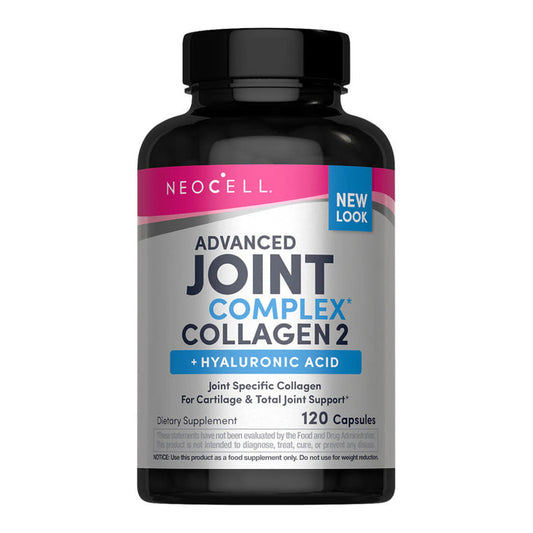 Neocell Advanced Joint Complex Collagen 2 supplement bottle on a white background.