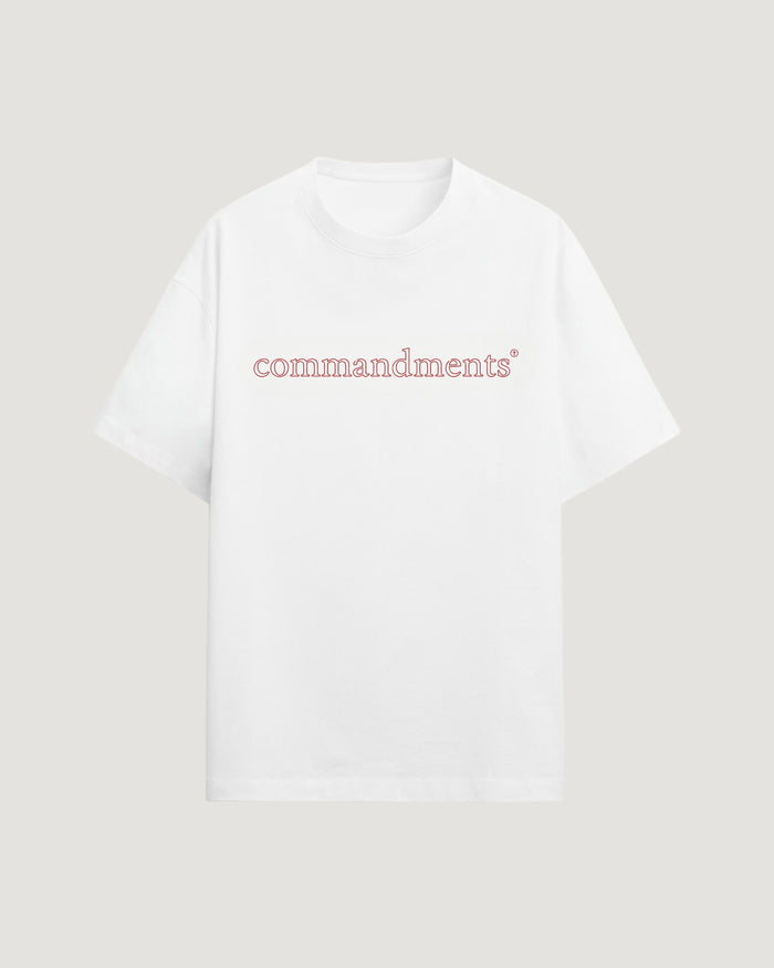 COMMANDMENTS LINE T-SHIRT