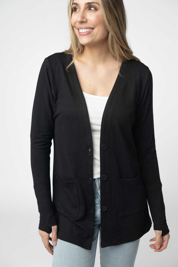 Cori Cardigan - Black by Michelle Mae