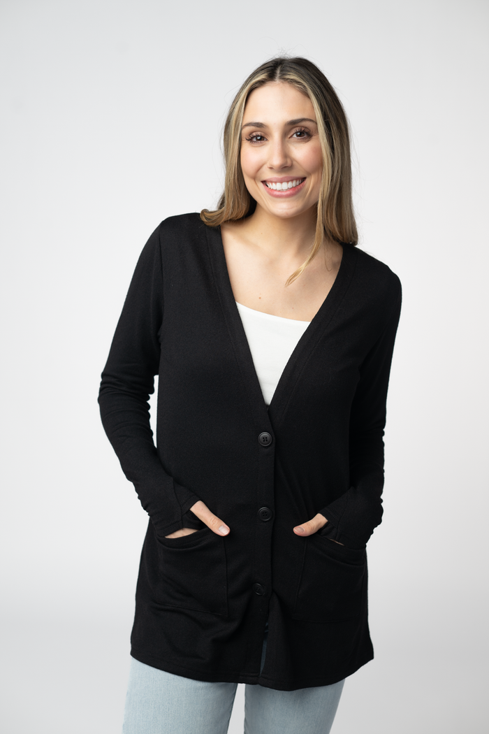 Cori Cardigan - Black by Michelle Mae