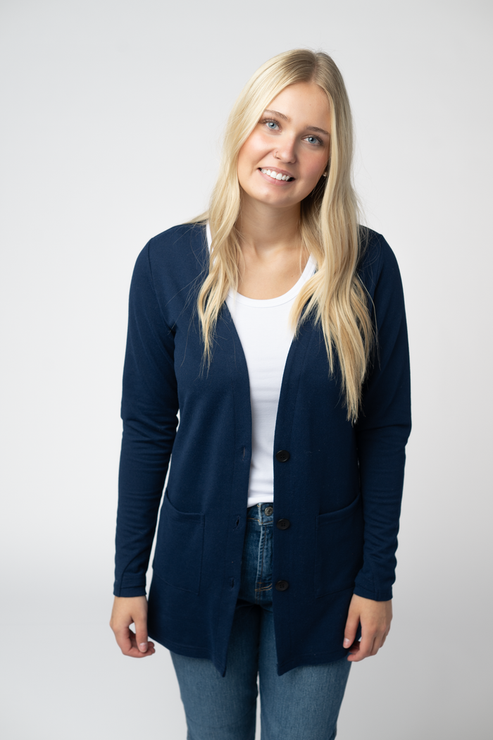 Cori Cardigan - Navy by Michelle Mae
