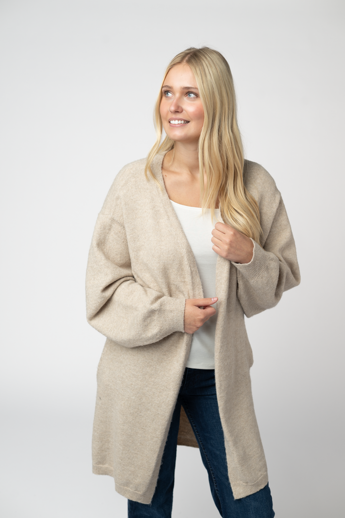Cozy Cardigan - Tan by Michelle Mae