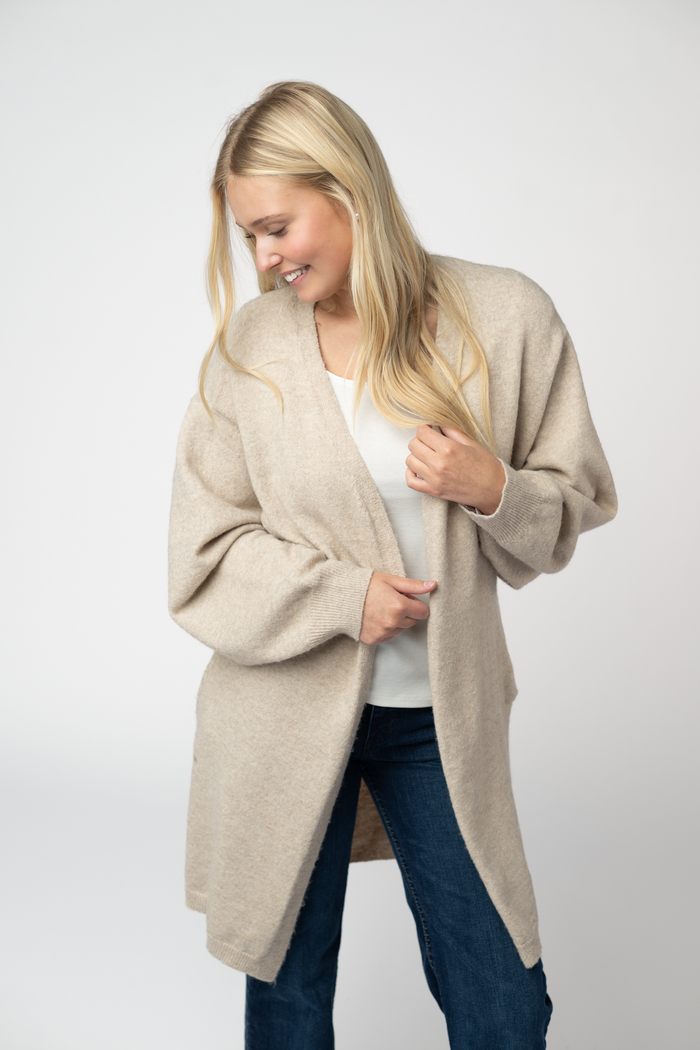 Cozy Cardigan - Tan by Michelle Mae