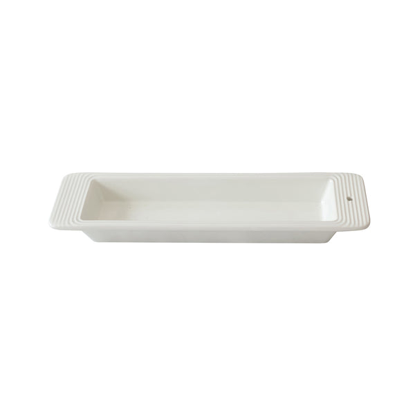 Cracker Tray Pinstripes White