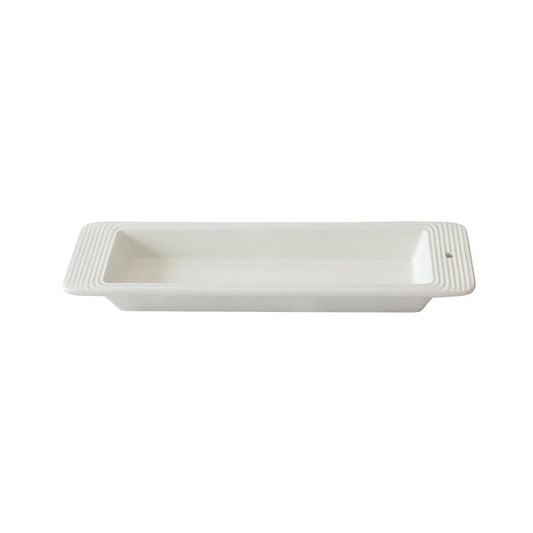 Cracker Tray Pinstripes White
