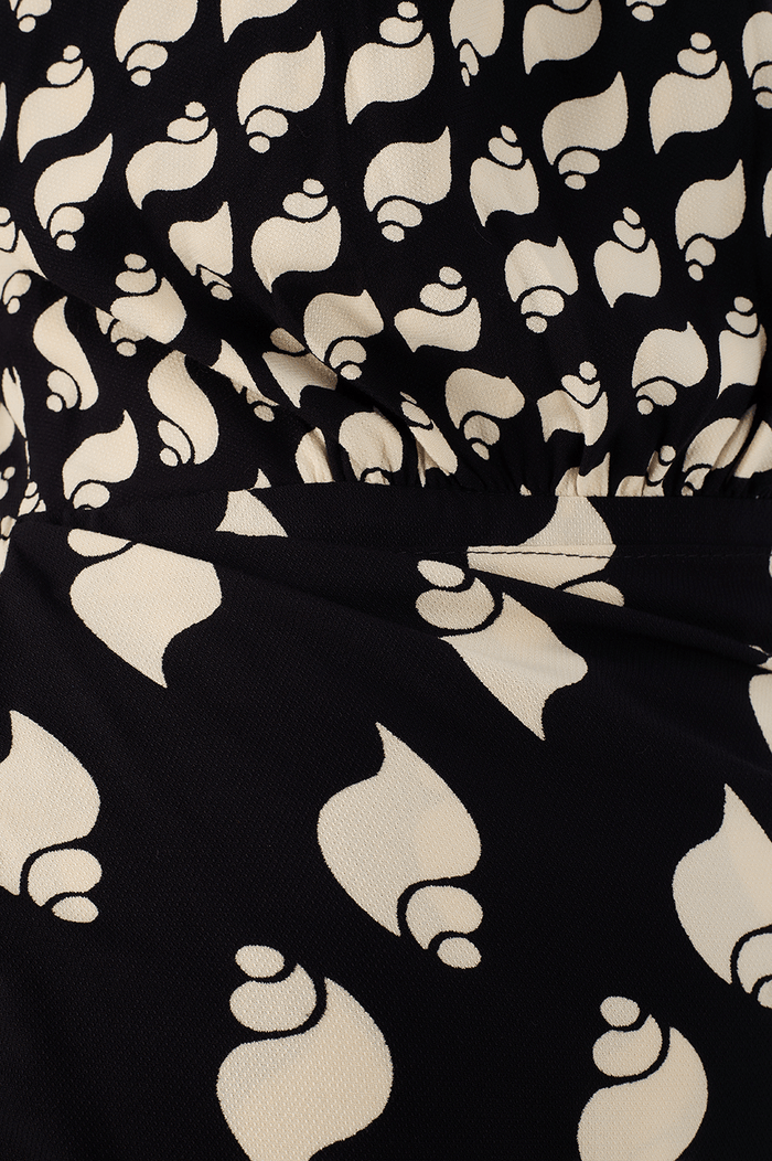 Cropped Crepe Lirorânea Print Dress_6