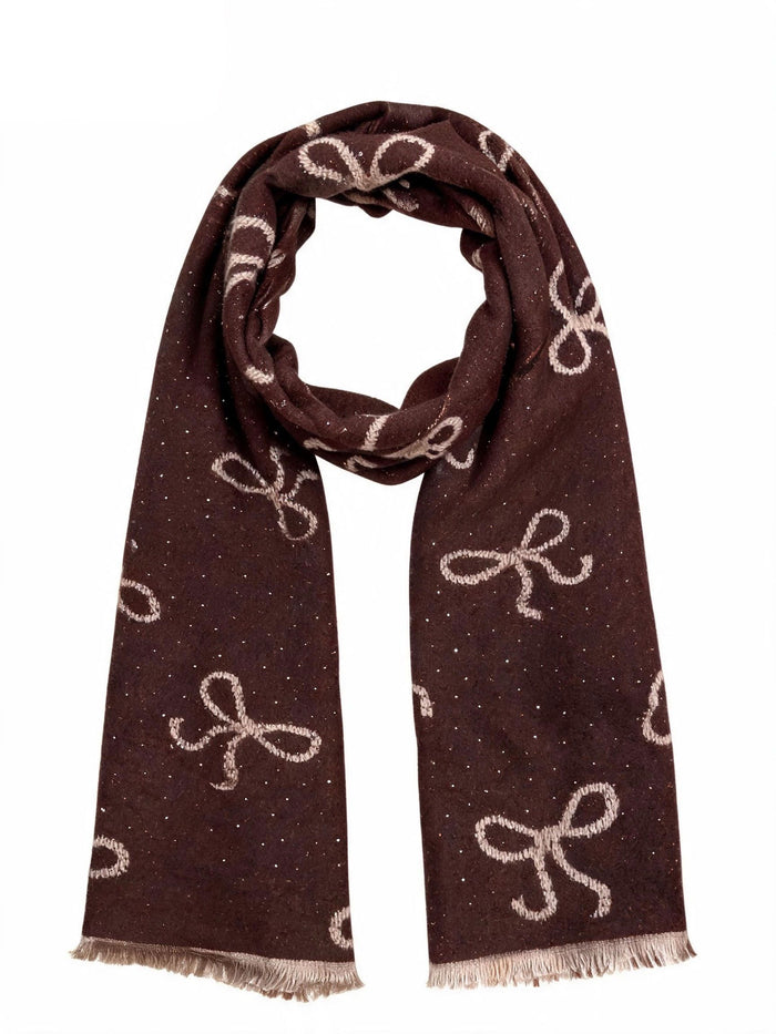 Crystal Bow Viscose-Blend Scarf wholesale - image 4
