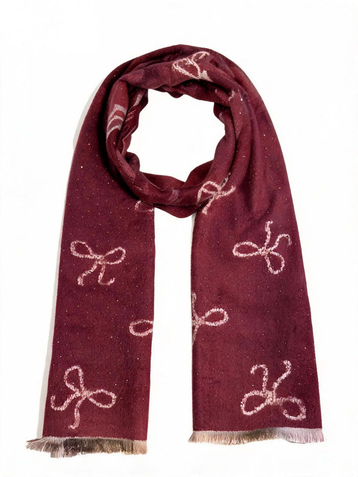 Crystal Bow Viscose-Blend Scarf wholesale - image 5