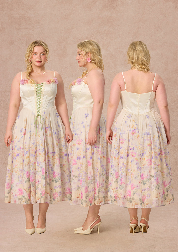 Curve&Plus Bloom Overture Corset Dress （Long）