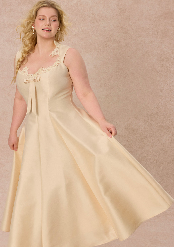 Curve&Plus Castle Vow Dress （White）