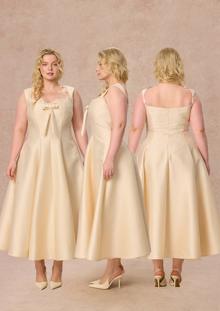 Curve&Plus Castle Vow Dress （White）