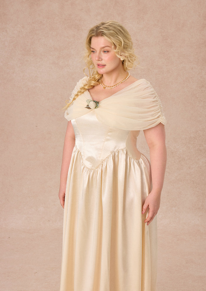 Curve&Plus Pure White Glass Dream Dress