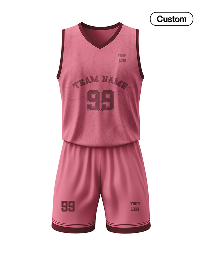 Custom Basketball Uniform - Abstract Seamless - Personalized Gamewear