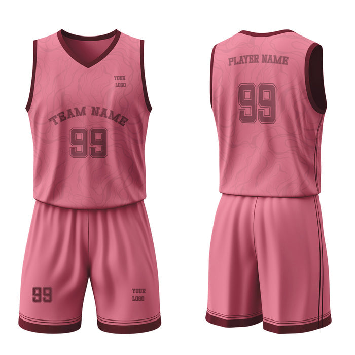 Custom Basketball Uniform - Abstract Seamless - Personalized Gamewear