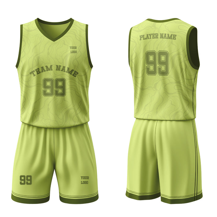 Custom Basketball Uniform - Abstract Seamless - Personalized Gamewear