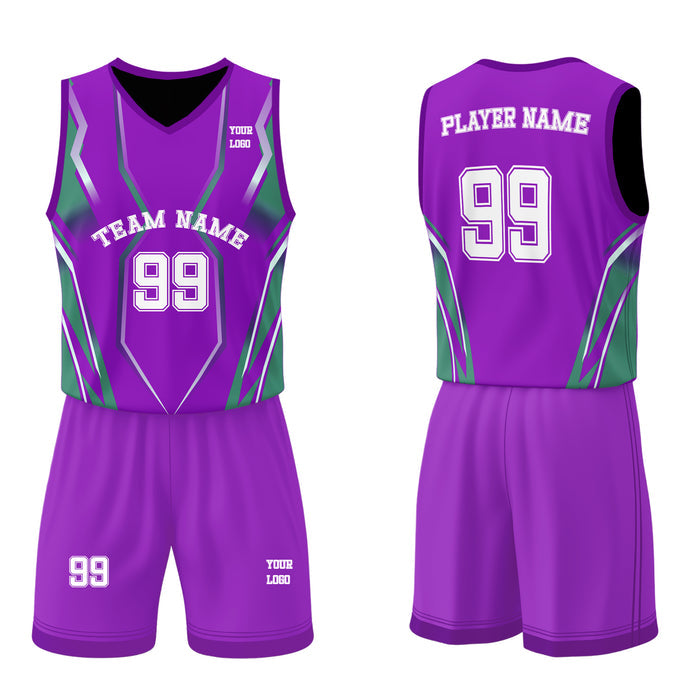 Custom Basketball Uniform - Accent Design - Personalized Teamwear