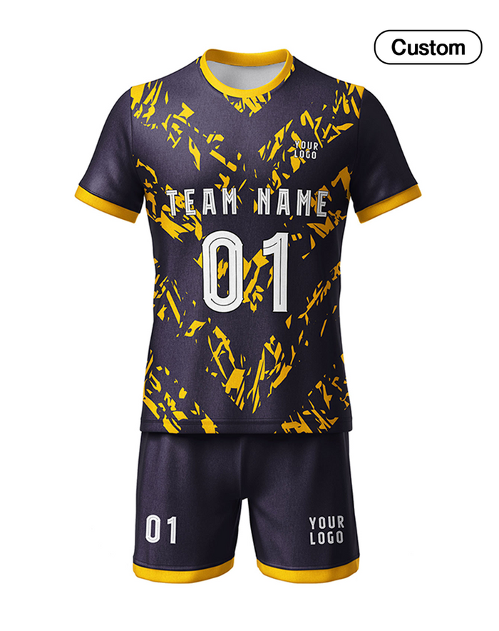 Custom Soccer Uniform - Tyre Design - Personalized Jersey Set