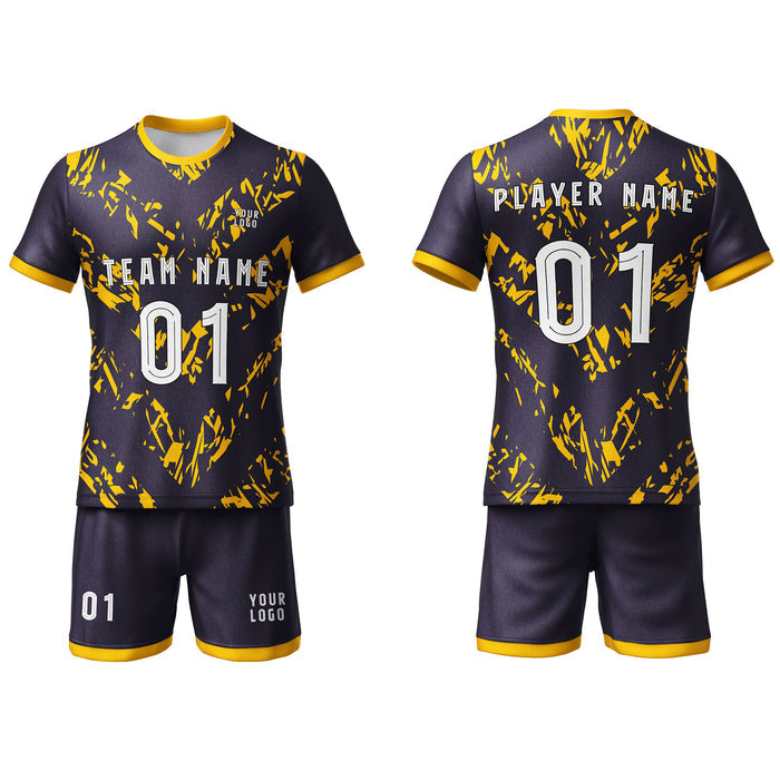 Custom Soccer Uniform - Tyre Design - Personalized Jersey Set