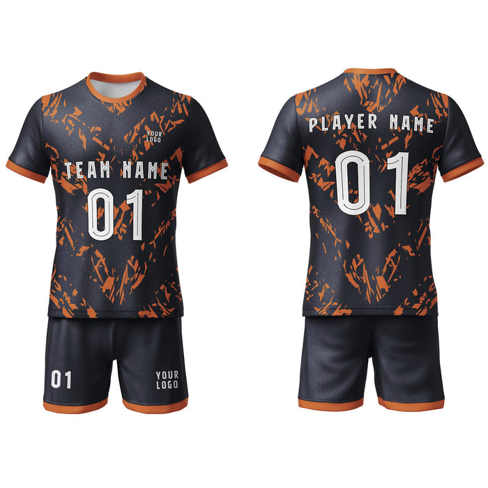 Custom Soccer Uniform - Tyre Design - Personalized Jersey Set