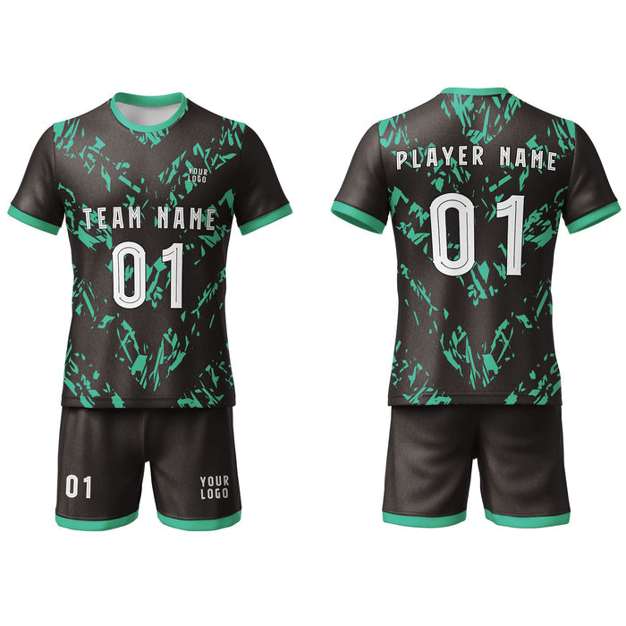 Custom Soccer Uniform - Tyre Design - Personalized Jersey Set