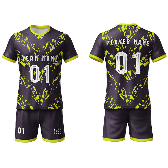 Custom Soccer Uniform - Tyre Design - Personalized Jersey Set