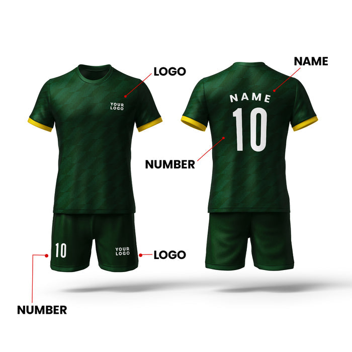 Custom Soccer Uniform - Tyre Design - Personalized Jersey Set