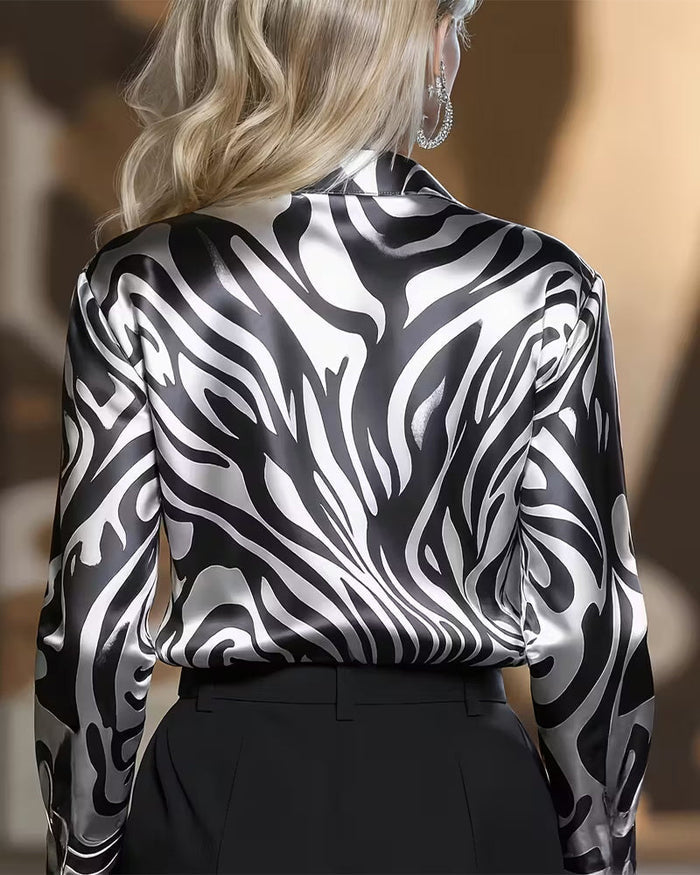 Cylissa - Chemise Imprimée Élégante pour Femme
