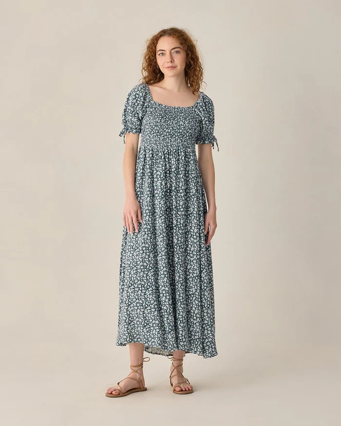 Dallas Dress - Navy Floral