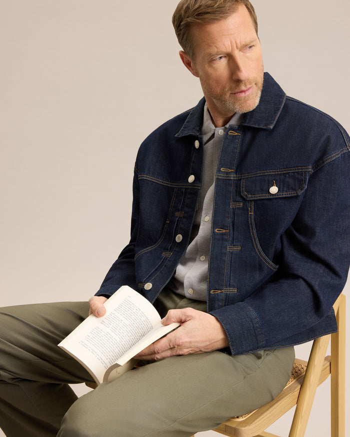DARK INDIGO DENIM JACKET