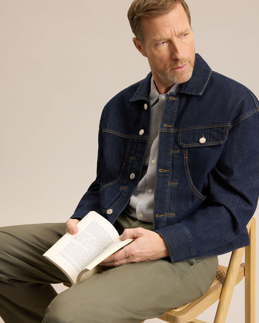 DARK INDIGO DENIM JACKET