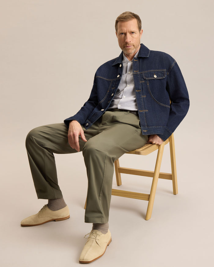 DARK INDIGO DENIM JACKET