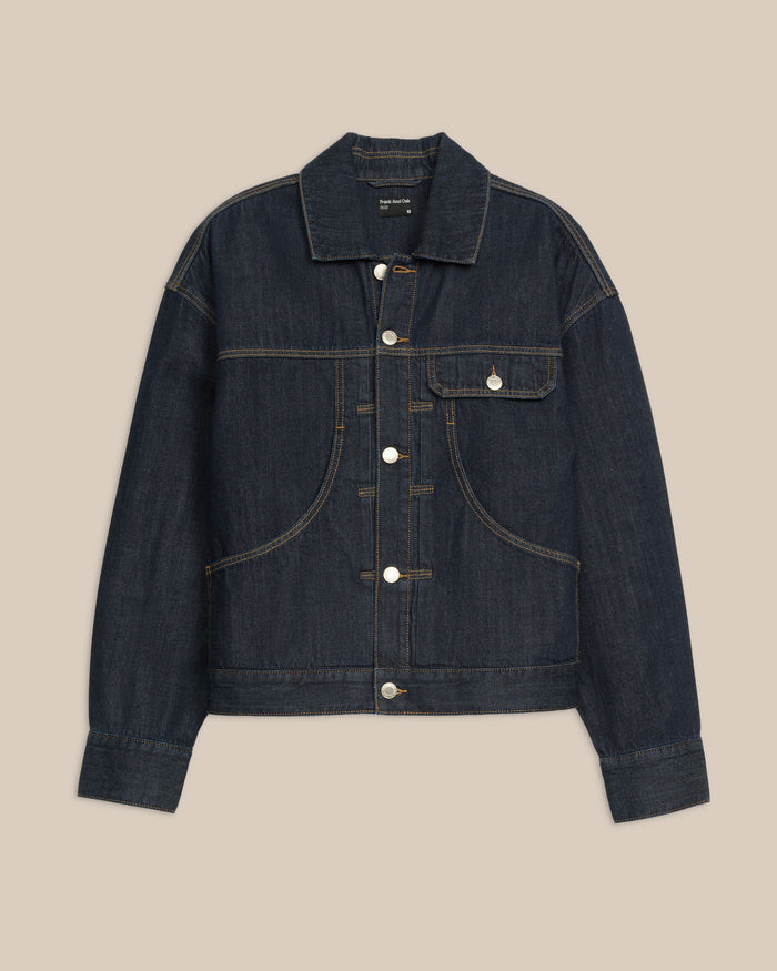 DARK INDIGO DENIM JACKET