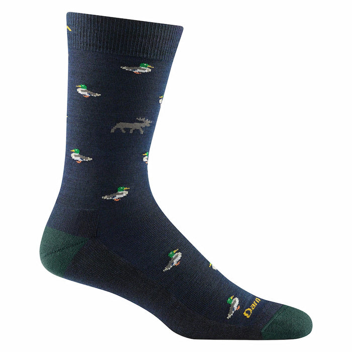Darn Tough Men's Duck Duck Moose Crew Lightweight Socks