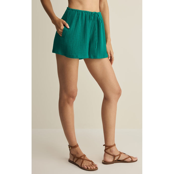 Daylight Airy Gauze Shorts – Rainforest (Pairs with Helena Shirt)
