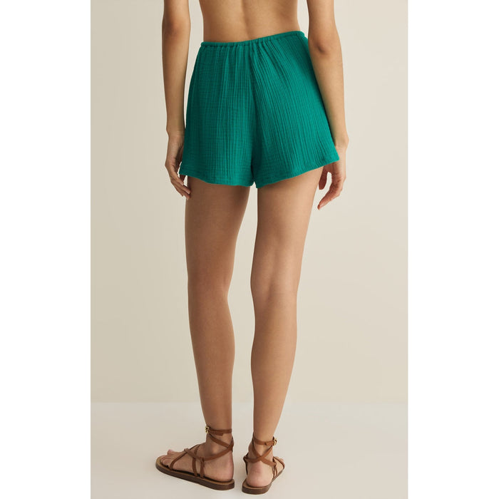 Daylight Airy Gauze Shorts – Rainforest (Pairs with Helena Shirt)