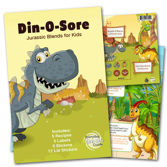 Din-O-Sore Recipes & Labels DIY for Essential Oils at Your Oil Tools