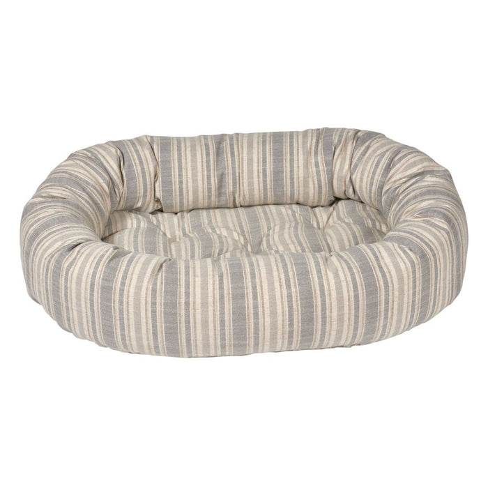 Donut Bed | Harper Stripe Woven