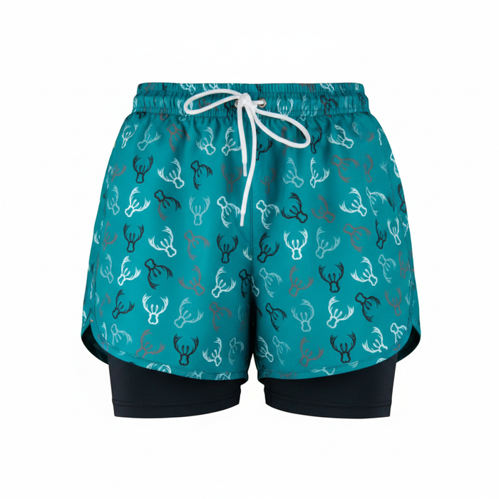 Double Layer Jazzy Shorts | Rasselbock Antler